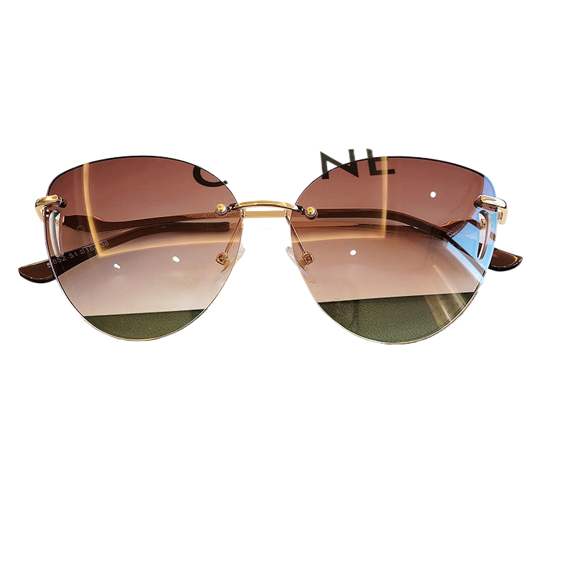 Frameless UV Protection Women Sunglasses