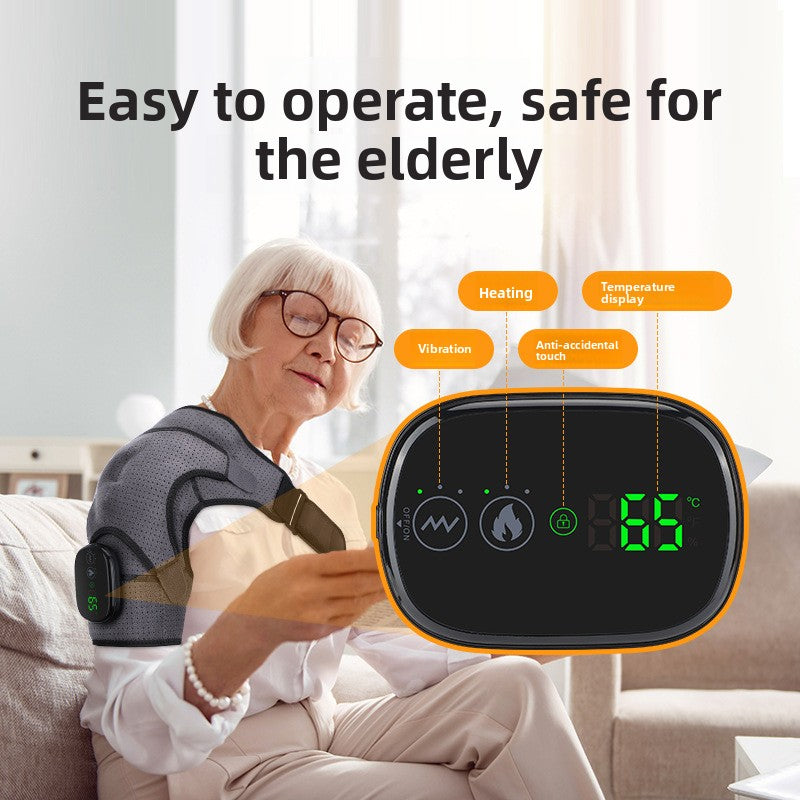 Electric heating shoulder pads