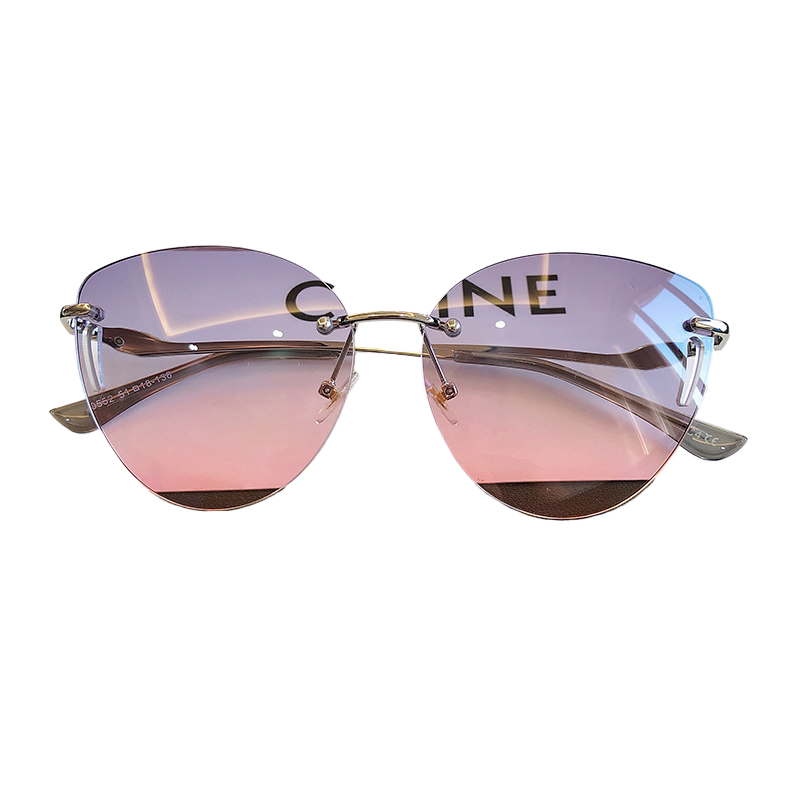 Frameless UV Protection Women Sunglasses