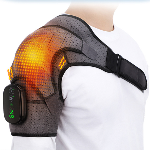 Electric heating shoulder pads